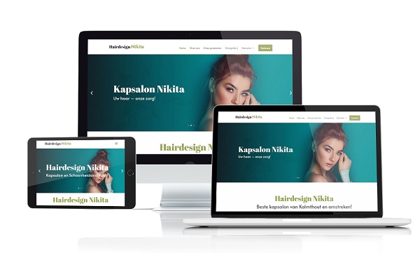 Websiteontwerp · Hairdesign Nikita