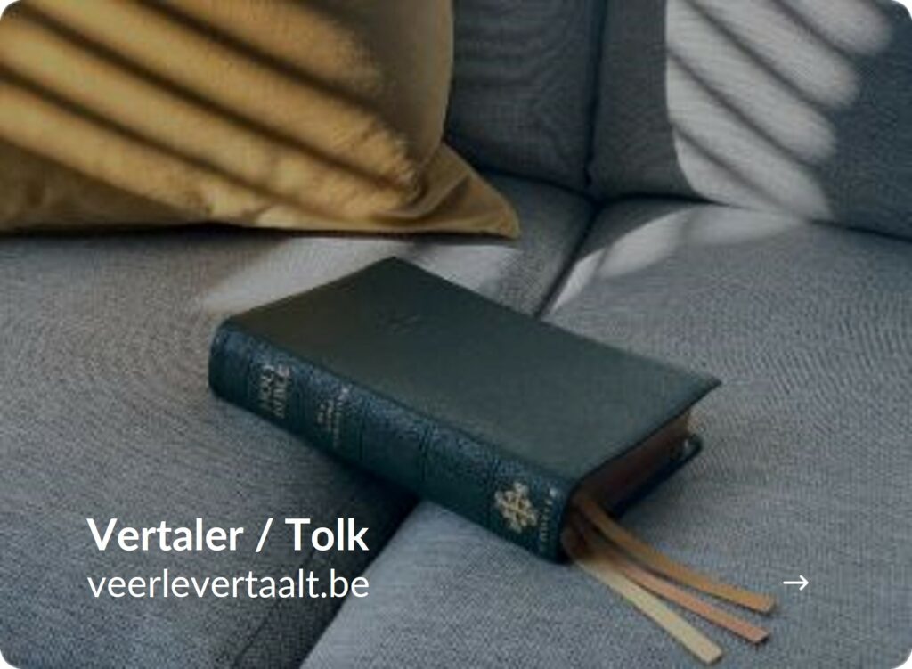 Portfolio · Veerle Vertaalt